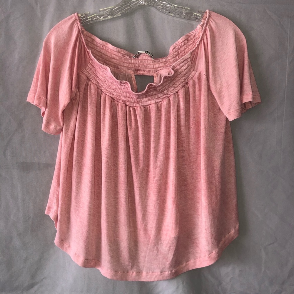 Moral fiber on/off shoulder top size Large